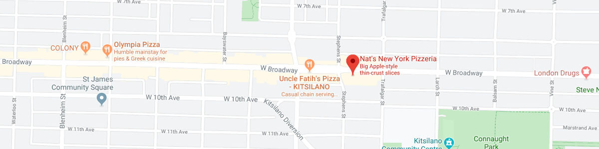 Nat's New York Pizzaria location