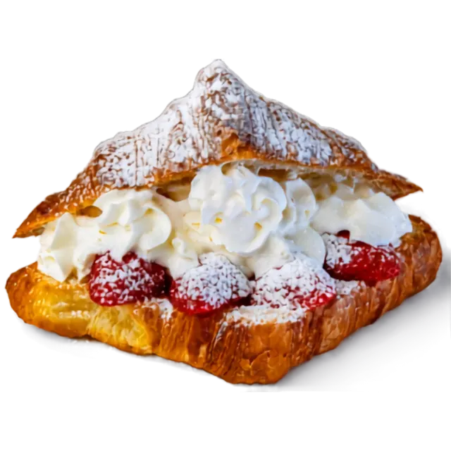 Strawberry Cream Croissant